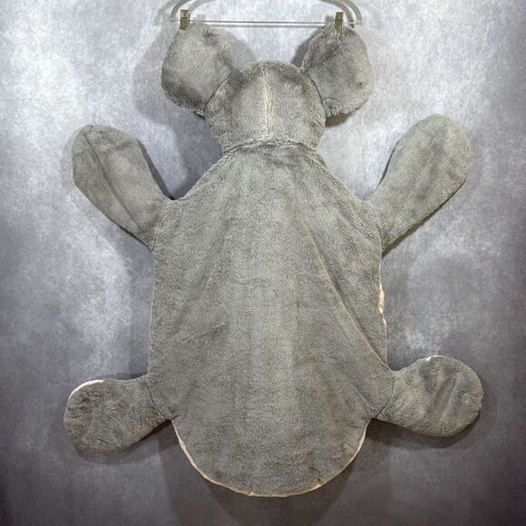 Elephant Baby Mat | Pink and Gray - Picture 2 of 2